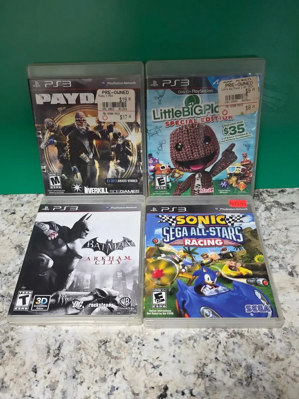 Lots of 4 PlayStation3 games bundle
